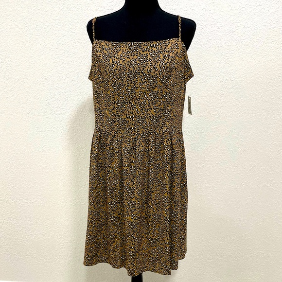Simply Beautiful Georgette Smock-Back Cami Mini Dress NWT - Picture 3 of 14